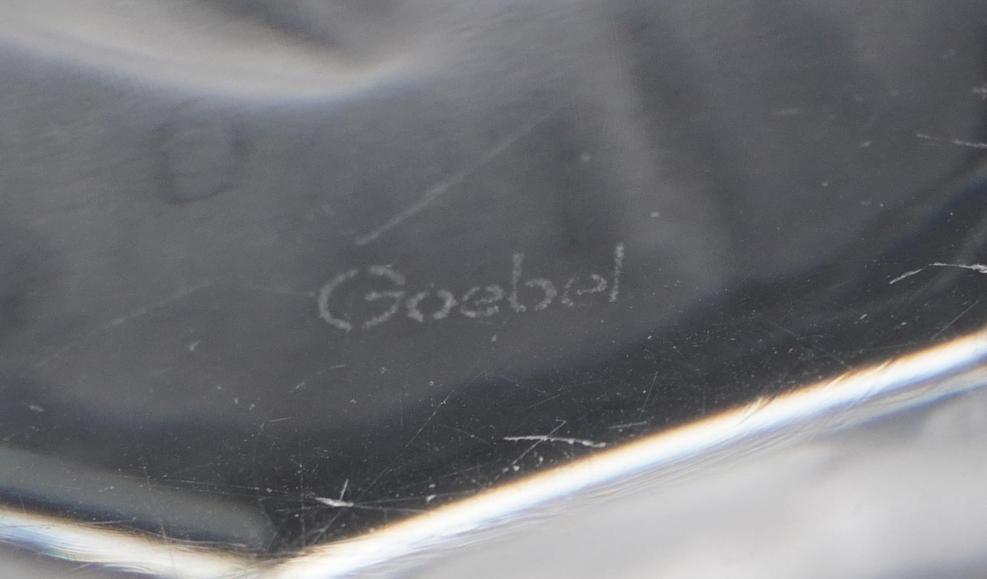 Thirteen frosted, clear glass and stone animal paperweights including Goebel examples, the largest - Bild 4 aus 4