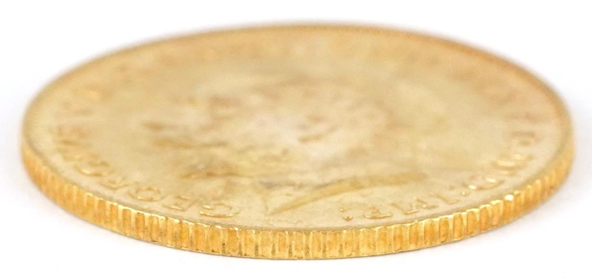 George V 1911 gold half sovereign - Bild 3 aus 3