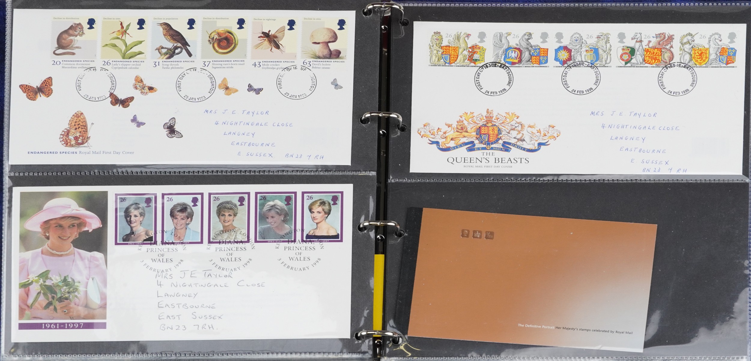 Collection of British mint stamps, booklets and first day covers arranged in three albums - Image 11 of 16