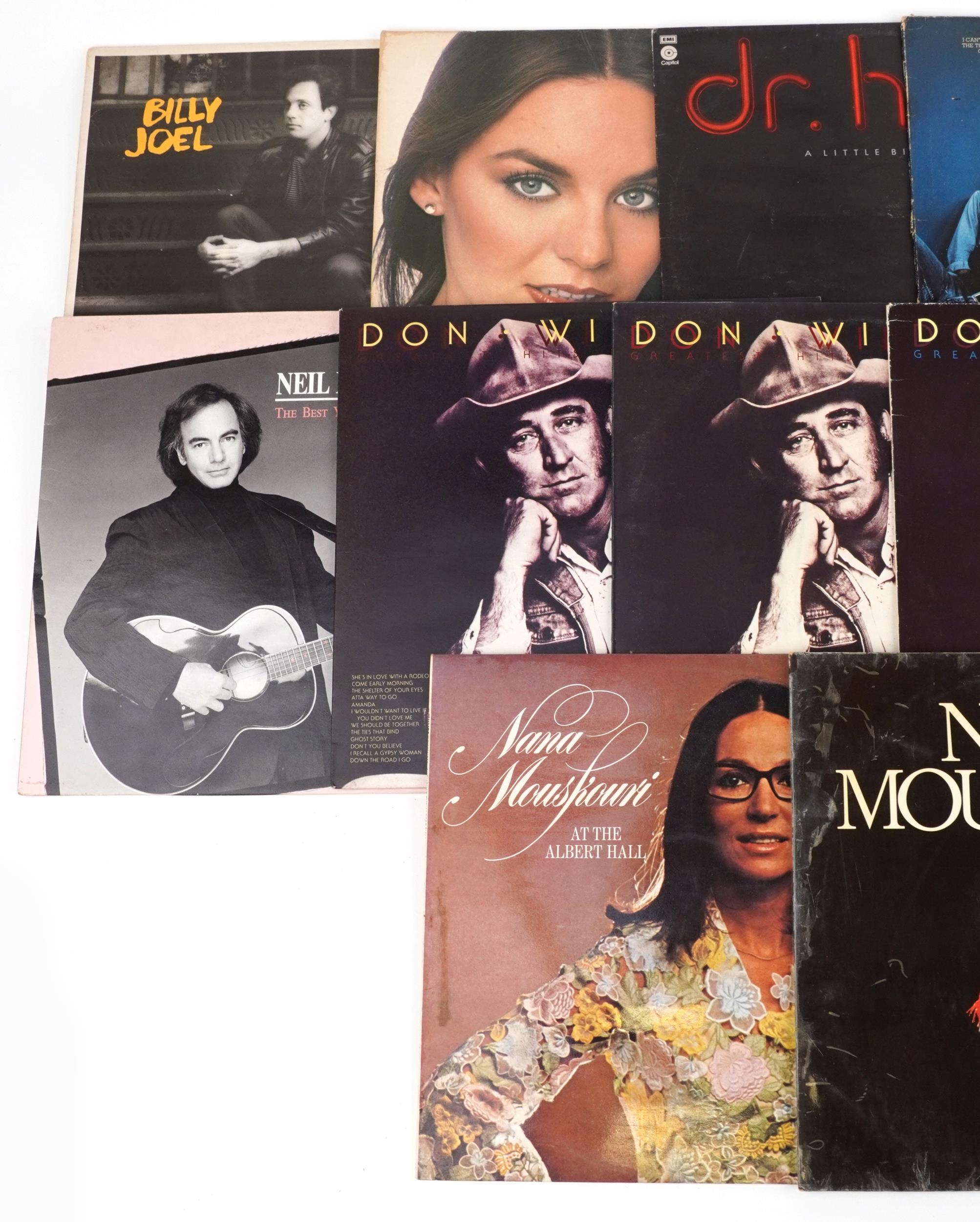 Vinyl LP records including Billy Joel, Dr Hook, Don Williams and Nana Mouskouri - Image 2 of 3