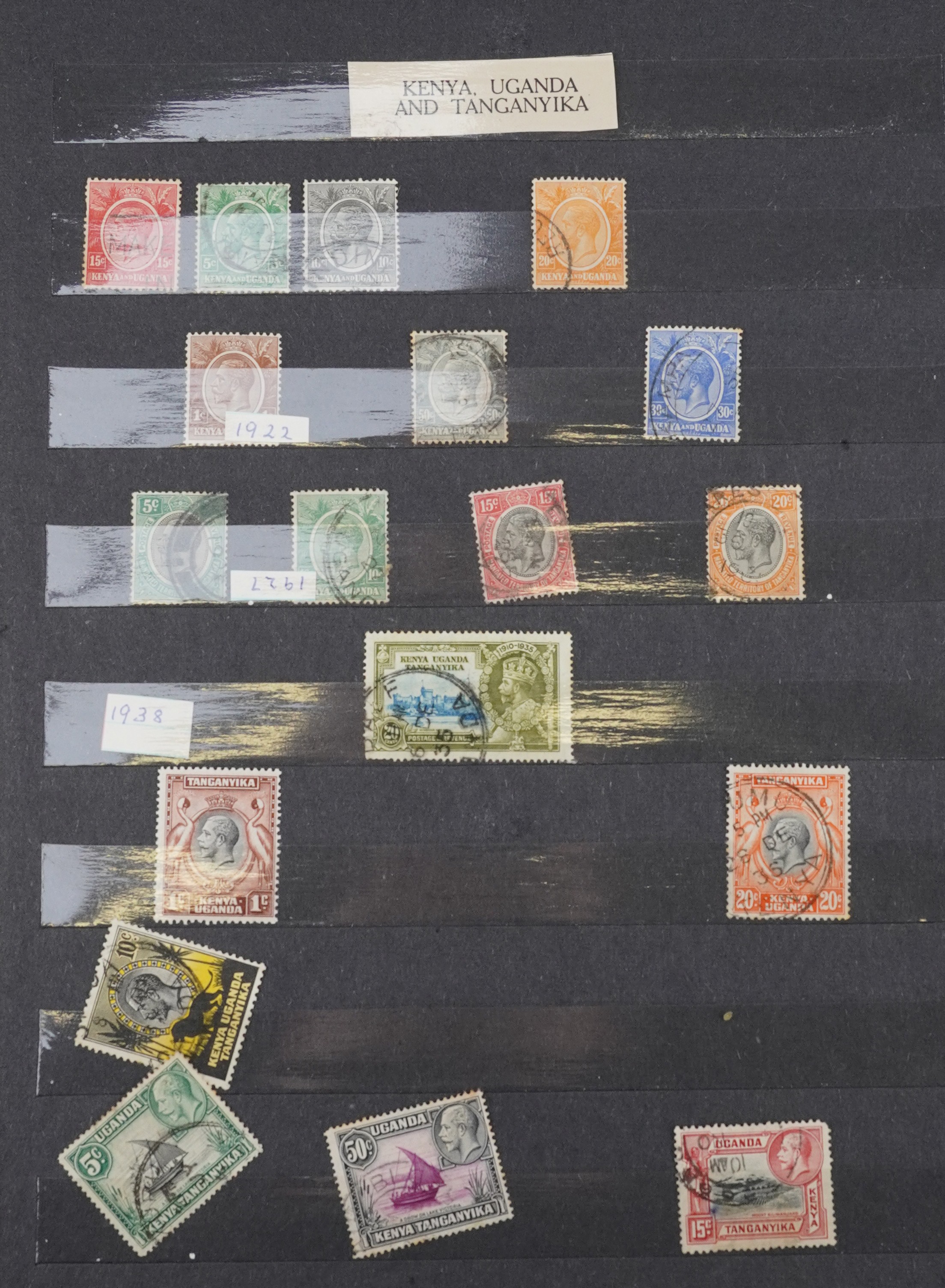 Collection of world stamps arranged in four albums or stock books - Image 6 of 7