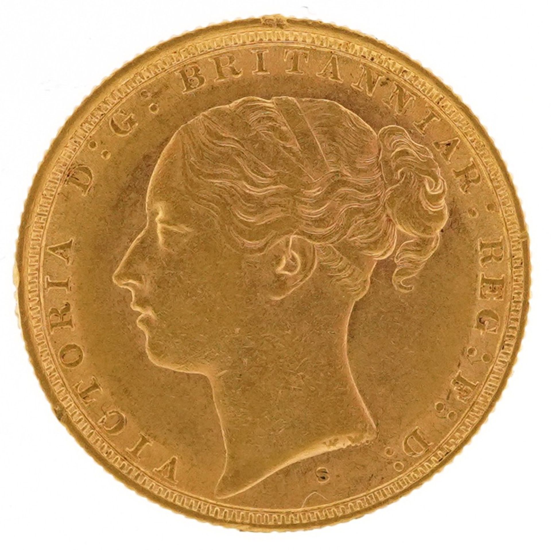 Victoria Young Head 1884 gold sovereign, Sydney Mint - Bild 2 aus 3
