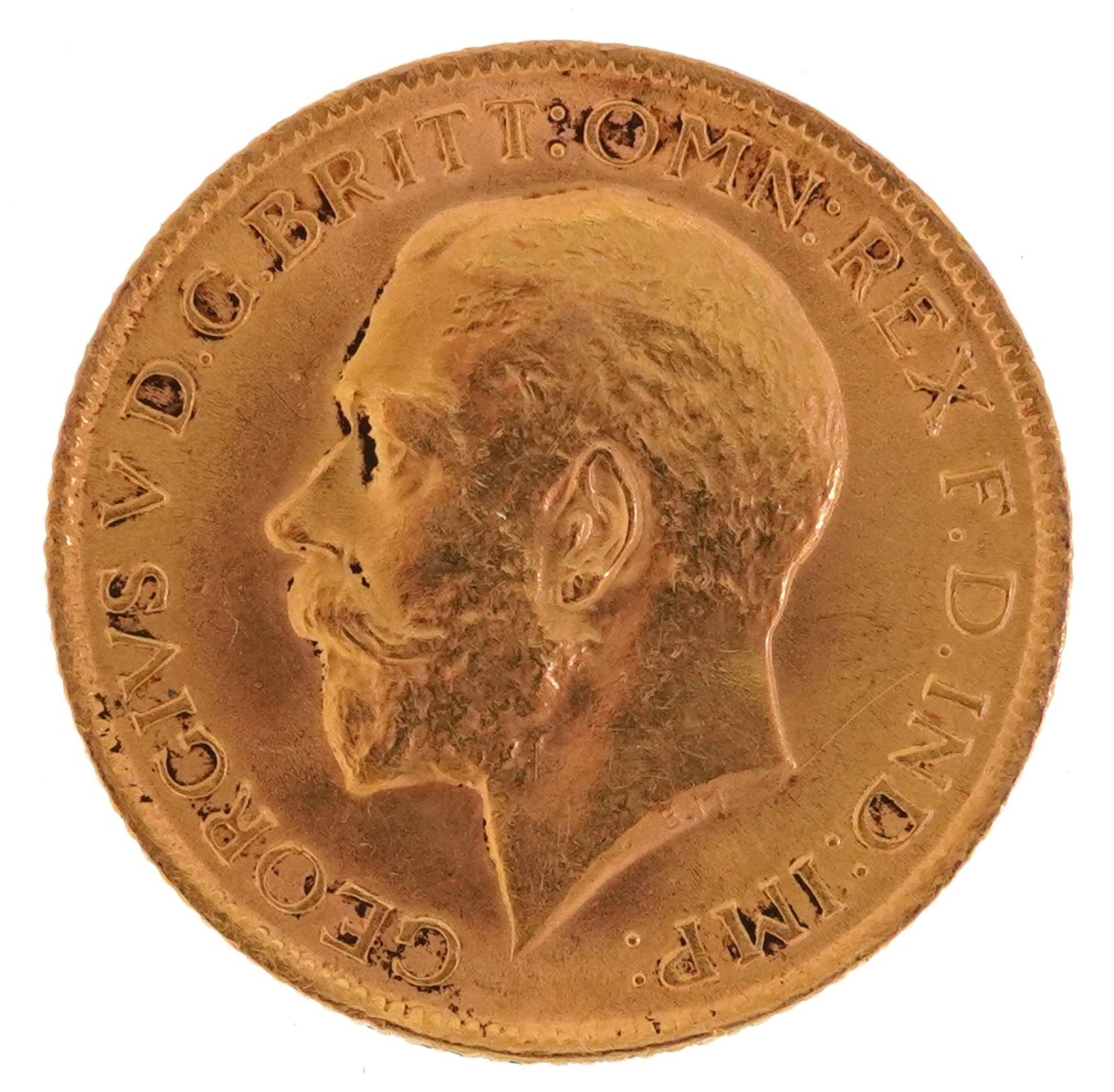 George V 1915 gold sovereign - Image 2 of 3