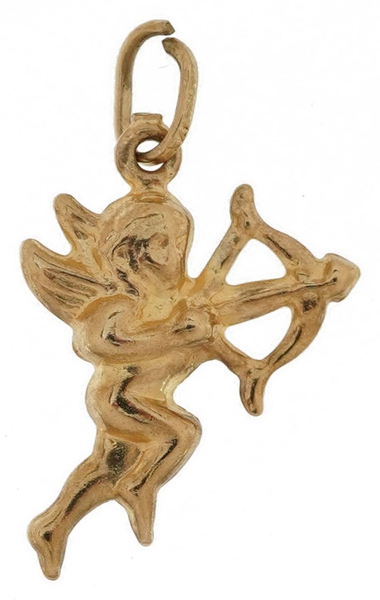 9ct gold charm in the form of Cupid, 1.8cm high, 0.6g - Bild 2 aus 2