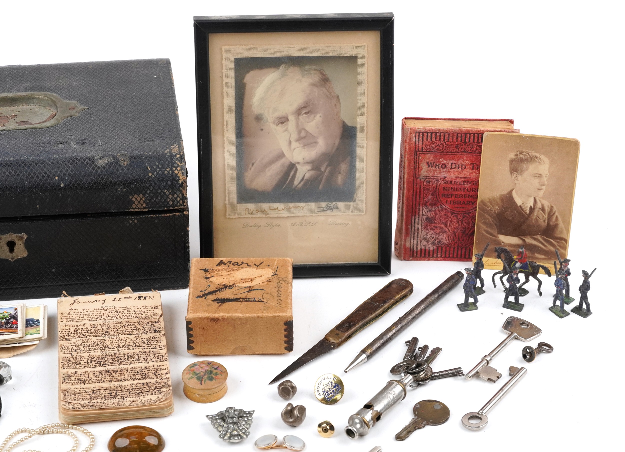 19th century and later sundry items including folding pocket knife, Eversharp propelling pencil, - Image 3 of 7