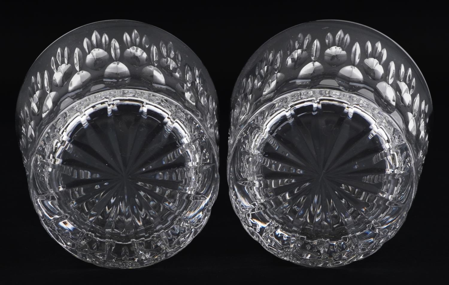 Pair of Harrods crystal glasses housed in a fitted box, each glass 8cm high - Image 6 of 7