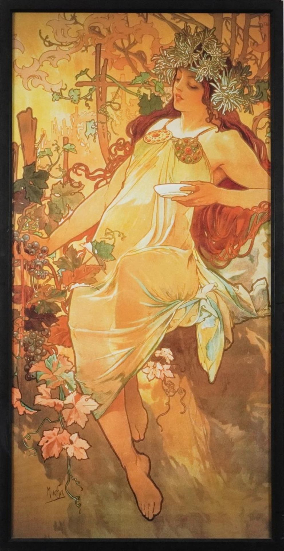 After Alphonse Mucha - Job Cigarette Papers and one other, two Art Nouveau style prints in colour, - Image 3 of 10