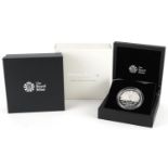 Elizabeth II 2017 five ounce silver proof coin commemorating the Platinum Wedding Anniversary by The