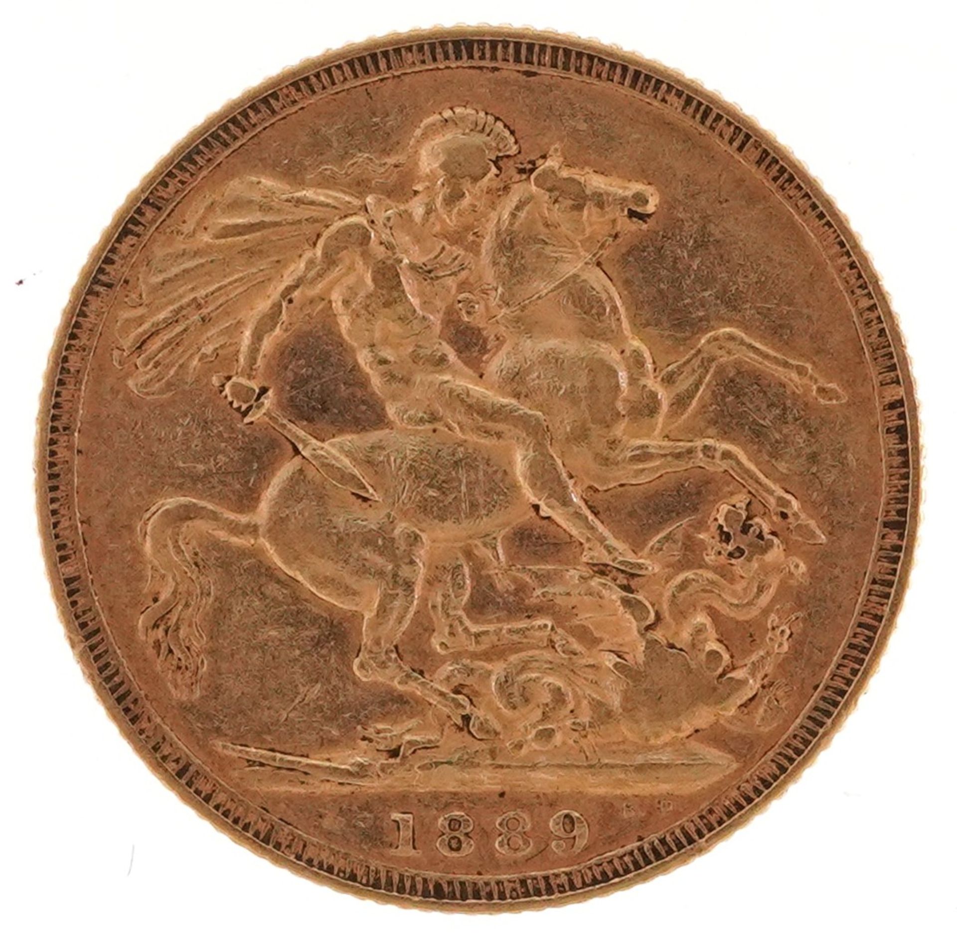 Queen Victoria Jubilee Head 1889 gold sovereign
