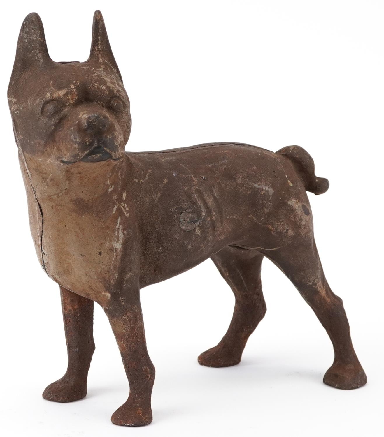 Cast iron French Bulldog, 25cm in length