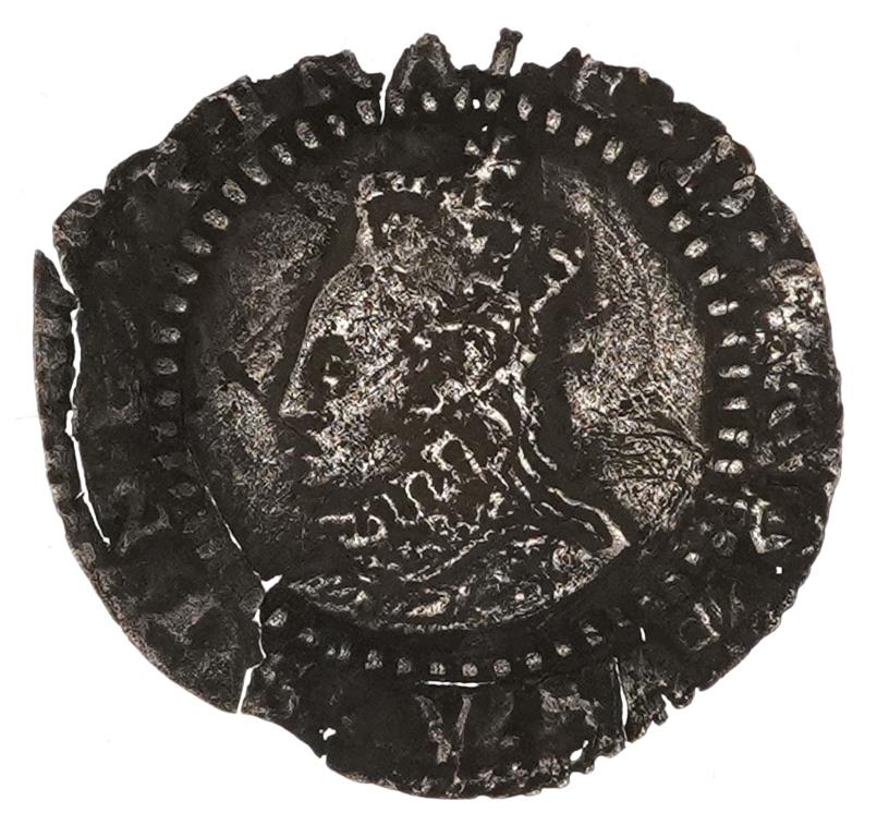 Elizabeth I hammered silver sixpence