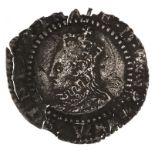 Elizabeth I hammered silver sixpence