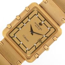 Raymond Weil, gentlemen's 18K gold plated Raymond Weil Colosseum quartz wristwatch with date