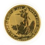 Elizabeth II 2017 Britannia one ounce fine gold one hundred pound coin