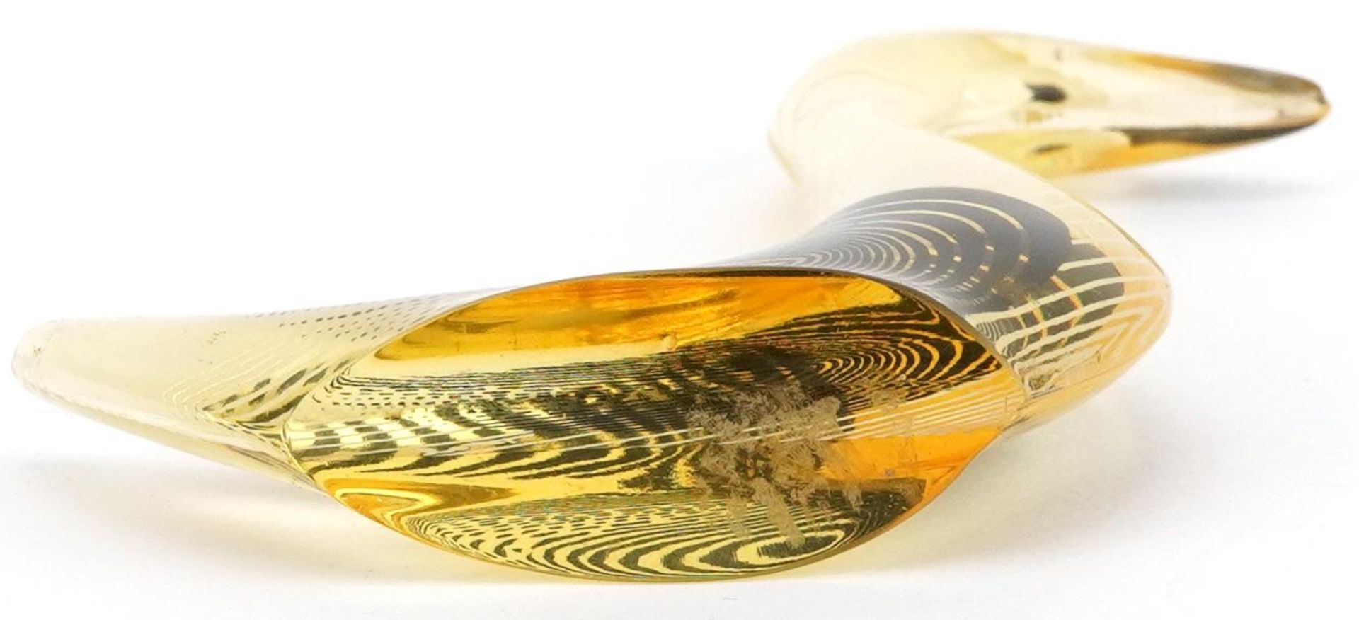 Attributed to Abraham Palatnik, Brazilian mid century Lucite duck, 10cm high - Image 3 of 4