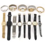 Vintage and later ladies and gentlemen's wristwatches including Mudu, Montine, Guess, Rotary and