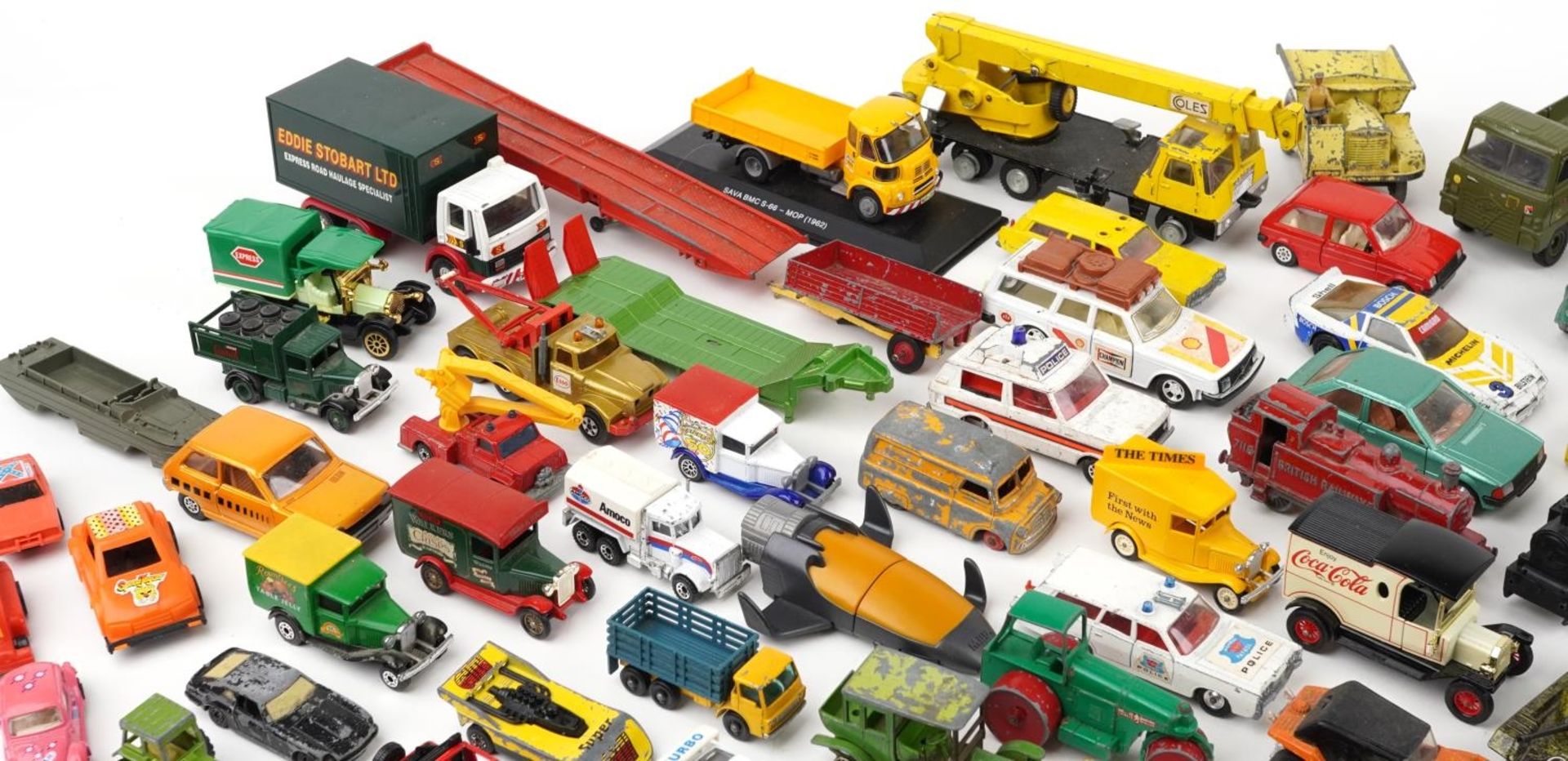 Extensive collection of vintage and later diecast vehicles including Corgi Major, Lledo, Matchbox - Bild 2 aus 5