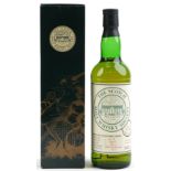 Bottle of Scotch Malt Whisky Society Single Cask 18 years old whisky with box, Society cask no 55.8,