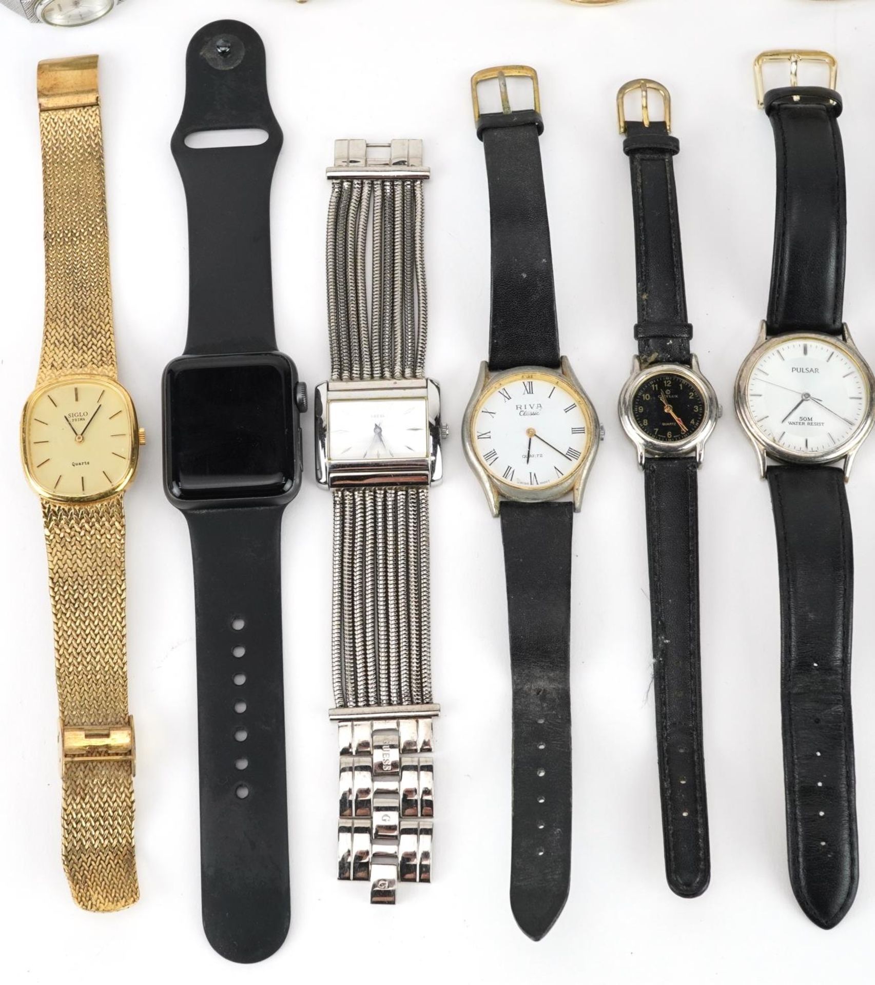 Vintage and later ladies and gentlemen's wristwatches including Mudu, Montine, Guess, Rotary and - Bild 4 aus 5