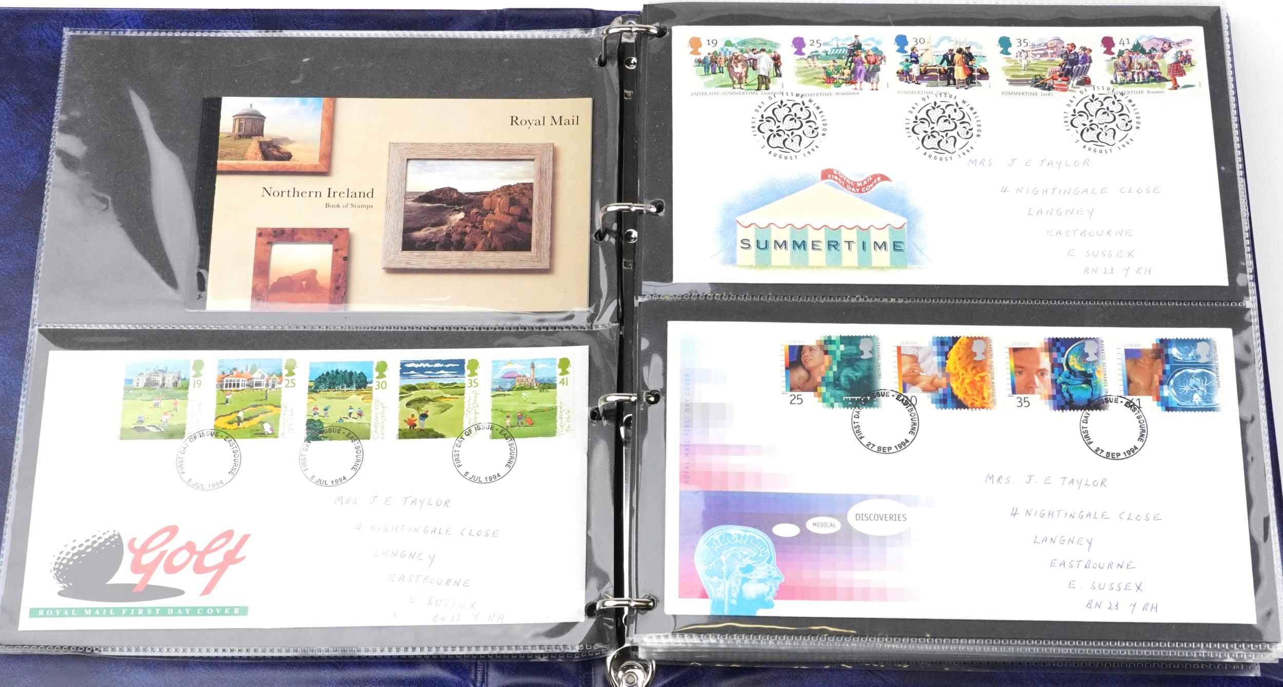 Collection of British mint stamps, booklets and first day covers arranged in three albums - Image 7 of 16