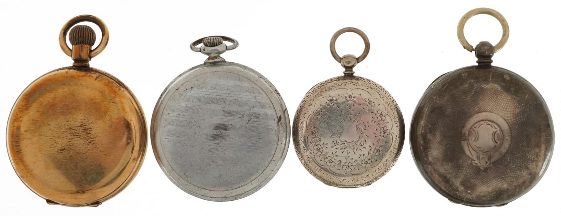 Four pocket watches including a gentlemen's silver Kendal & Dent open face pocket watch, ladies - Image 3 of 7
