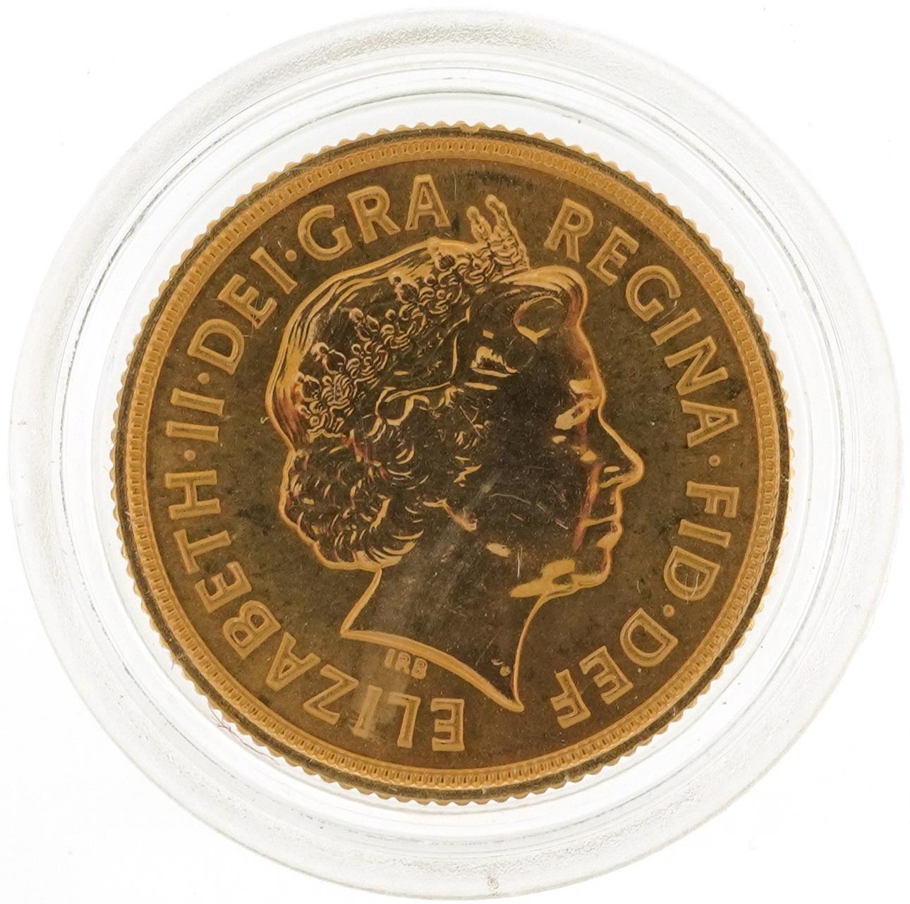 Elizabeth II 2012 gold sovereign - Image 2 of 2