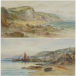 Malcolm Crosse - St Mawes Falmouth and Oddicombe Beach Torquay, pair of early 20th century
