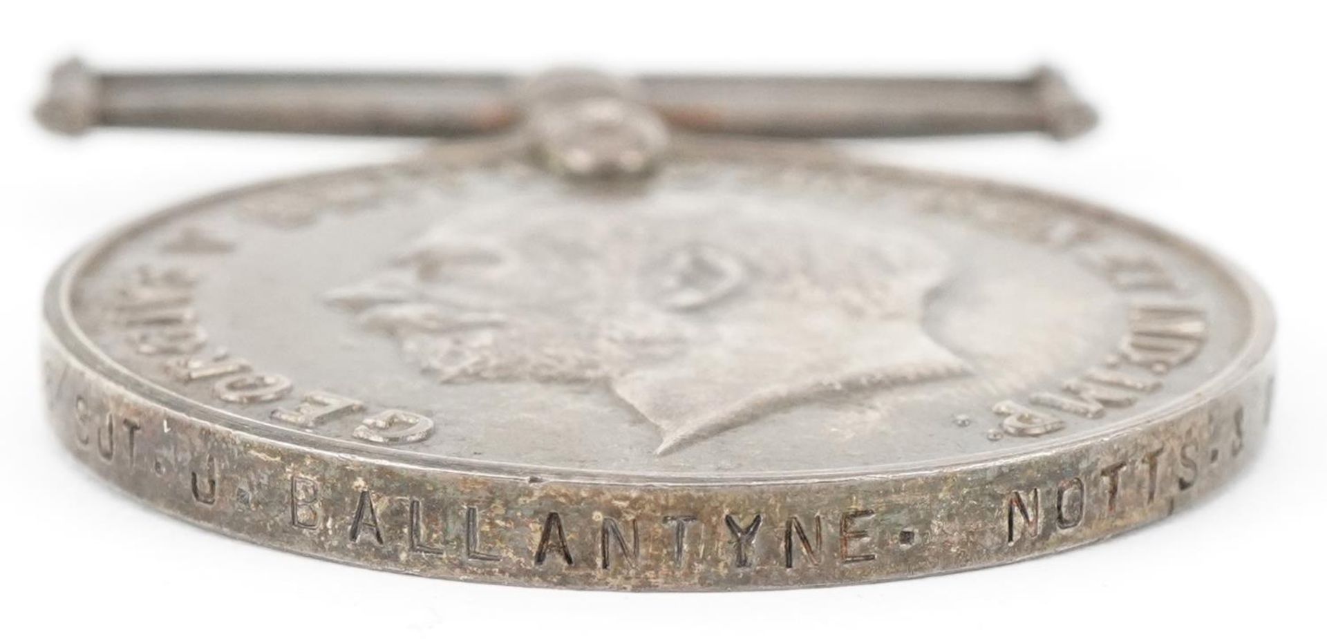 British military World War I pair with spelling error comprising 1914-18 War medal awarded to - Bild 3 aus 3