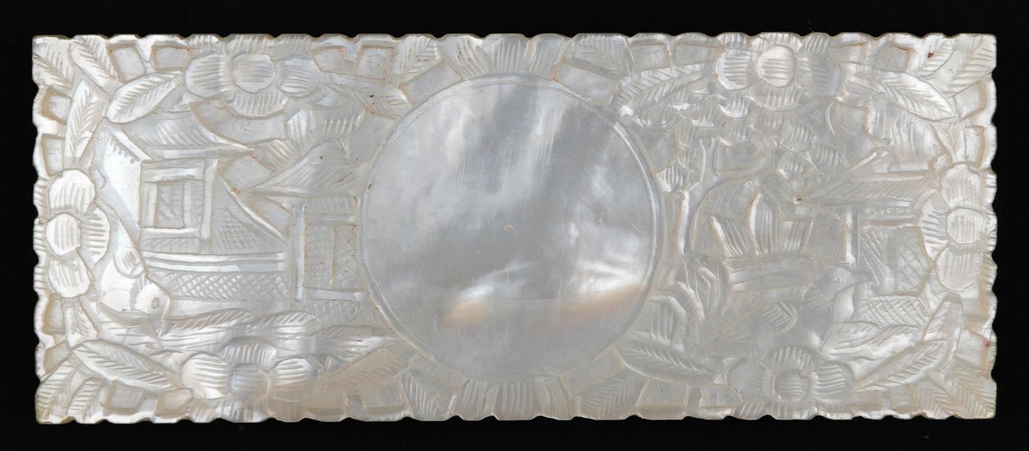 Good collection of Chinese Canton mother of pearl gaming counters including examples finely and - Image 13 of 19