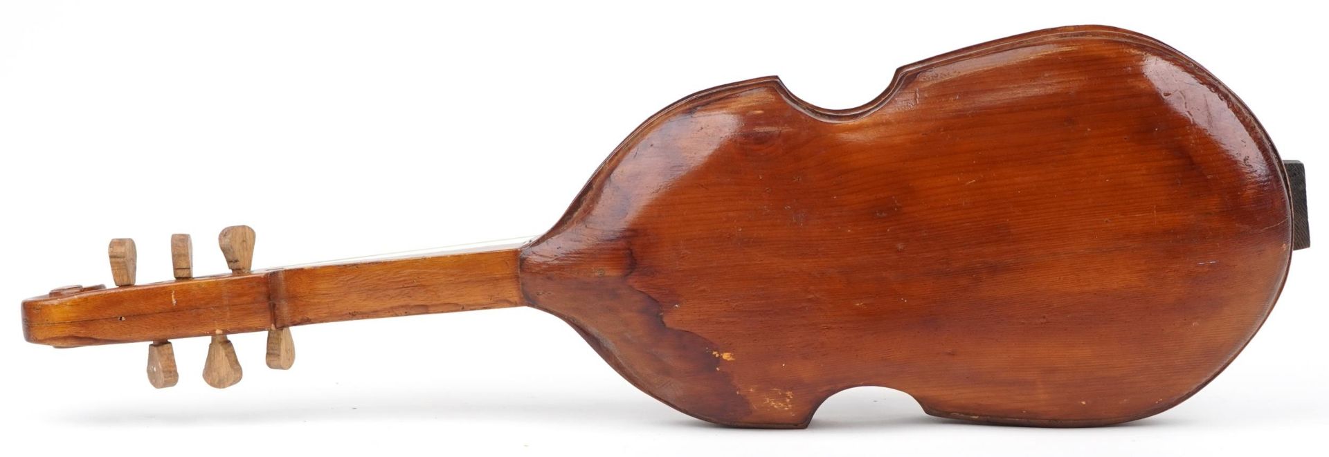 Hardwood six string tenor viol, 77cm in length - Bild 2 aus 2