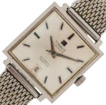 Tissot, gentlemen's Tissot Visodate Seastar automatic wristwatch having silvered dial with date