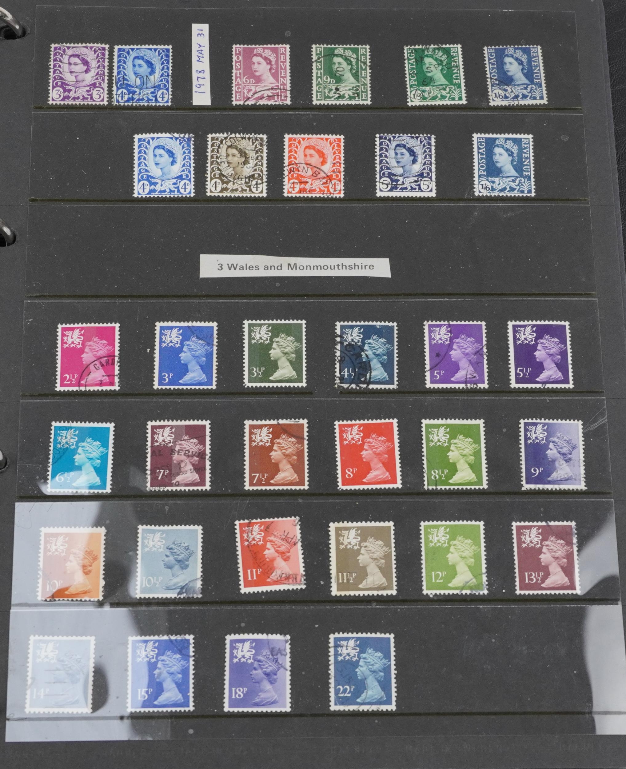 Collection of British mint and used stamps arranged in five albums or stock books including booklets - Image 9 of 13