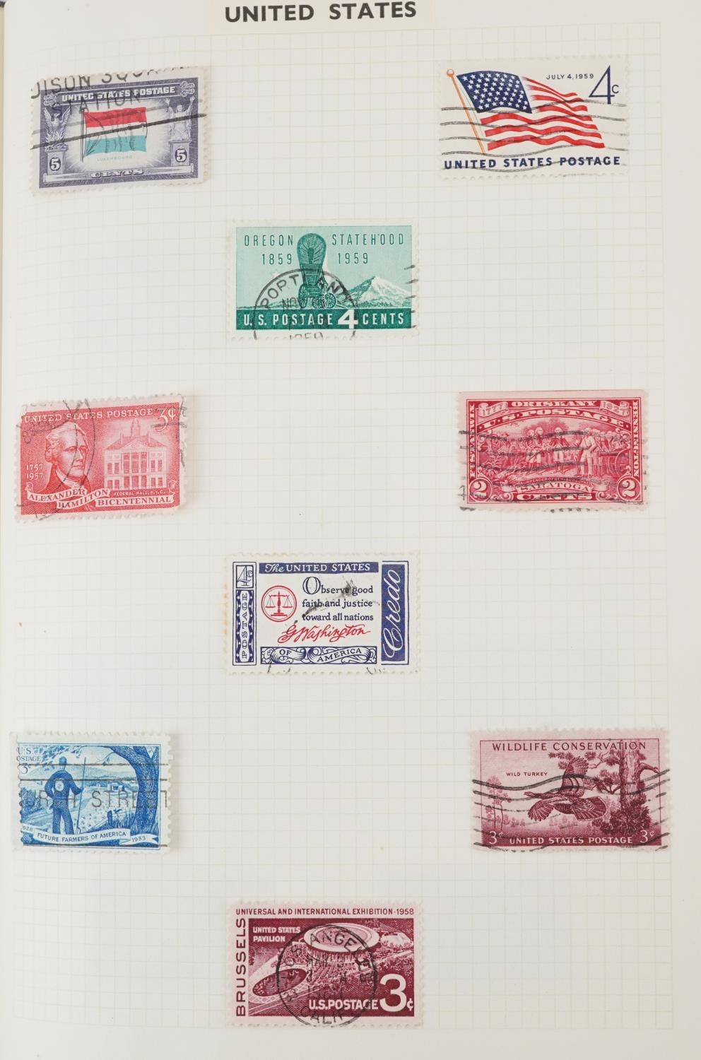 Collection of 19th century and later stamps arranged seven stock books and albums including - Image 6 of 26