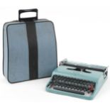 Vintage Lettera 22 portable typewriter with case