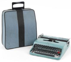 Vintage Lettera 22 portable typewriter with case