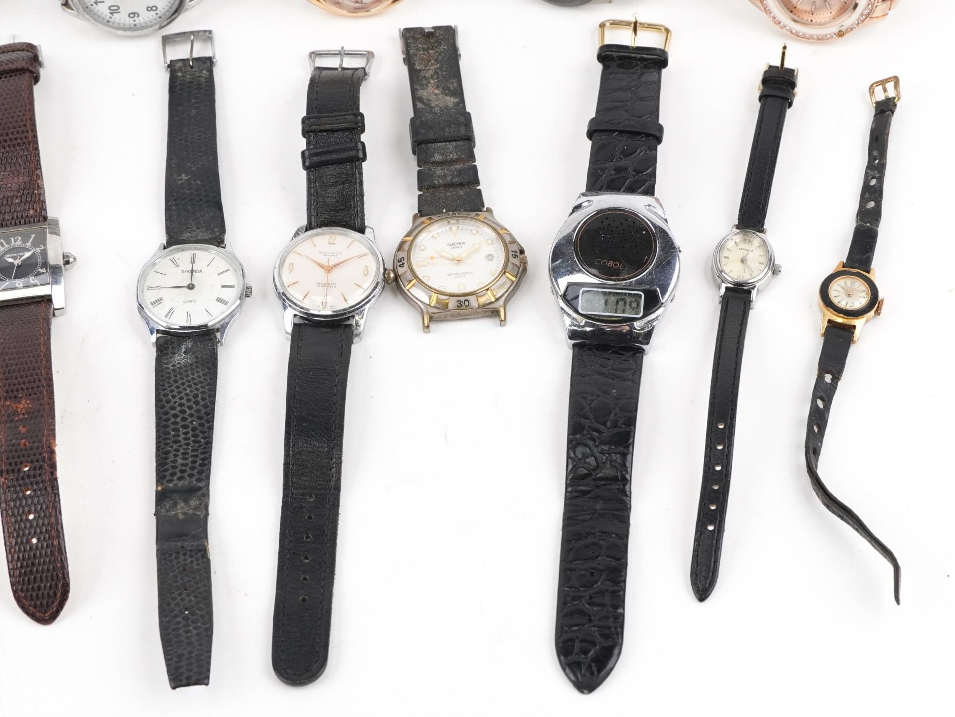 Vintage and later ladies and gentlemen's wristwatches including Bravingtons Renown, Steam Punk - Bild 5 aus 5