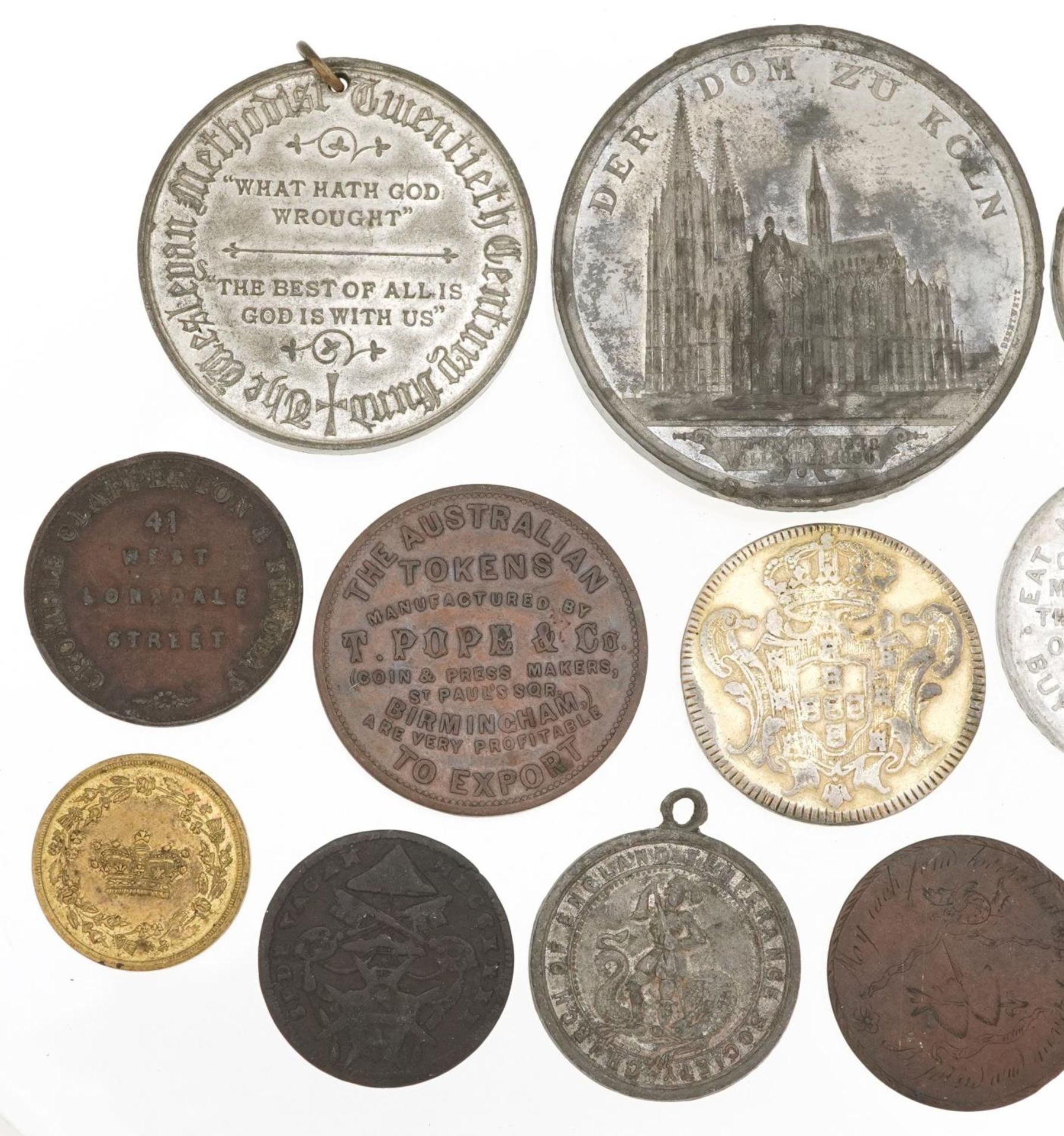 18th century and later coinage and tokens including Johannes Pirate coin, Australian token - Bild 5 aus 6