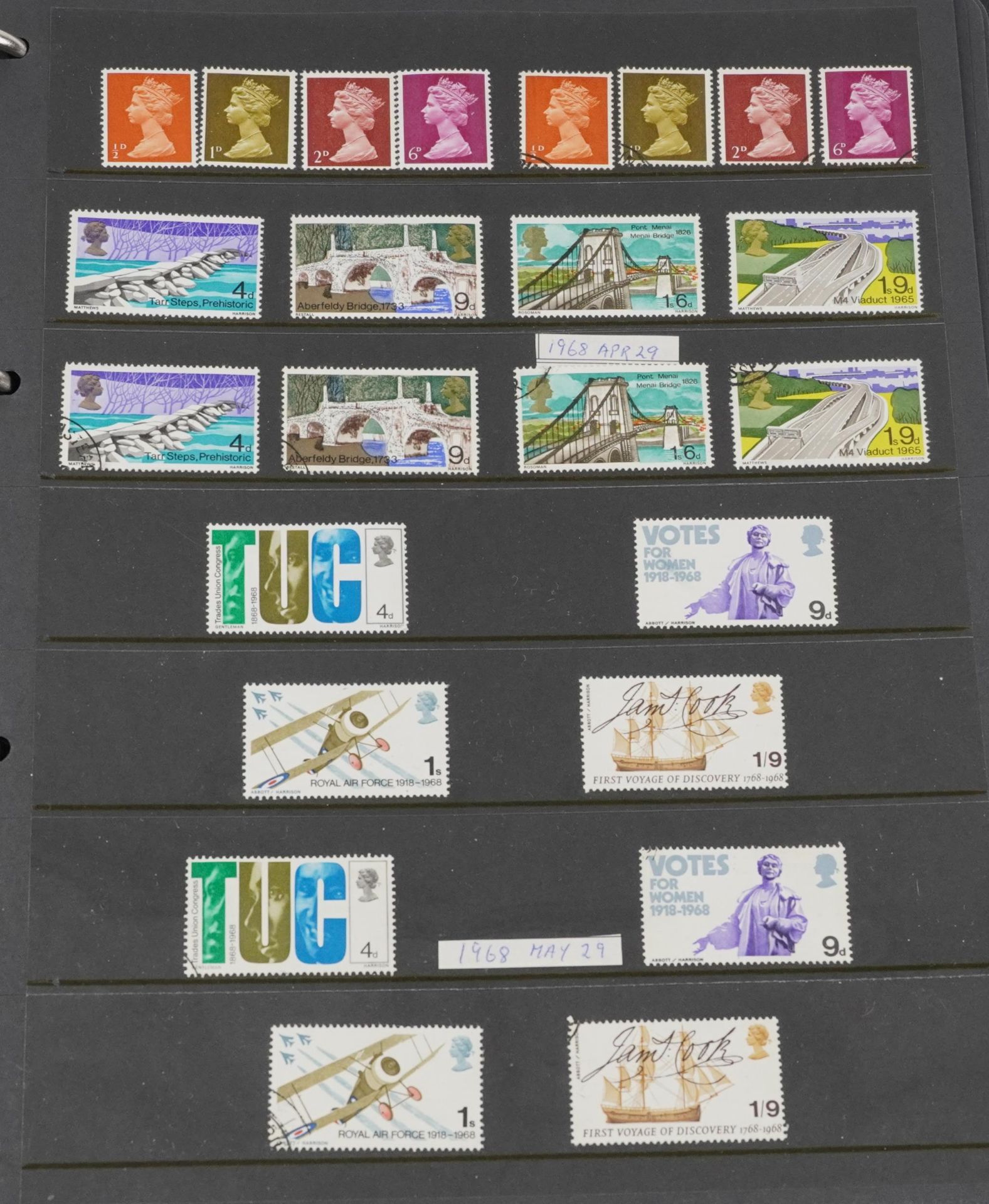Collection of British mint and used stamps arranged in five albums or stock books including booklets - Bild 12 aus 13