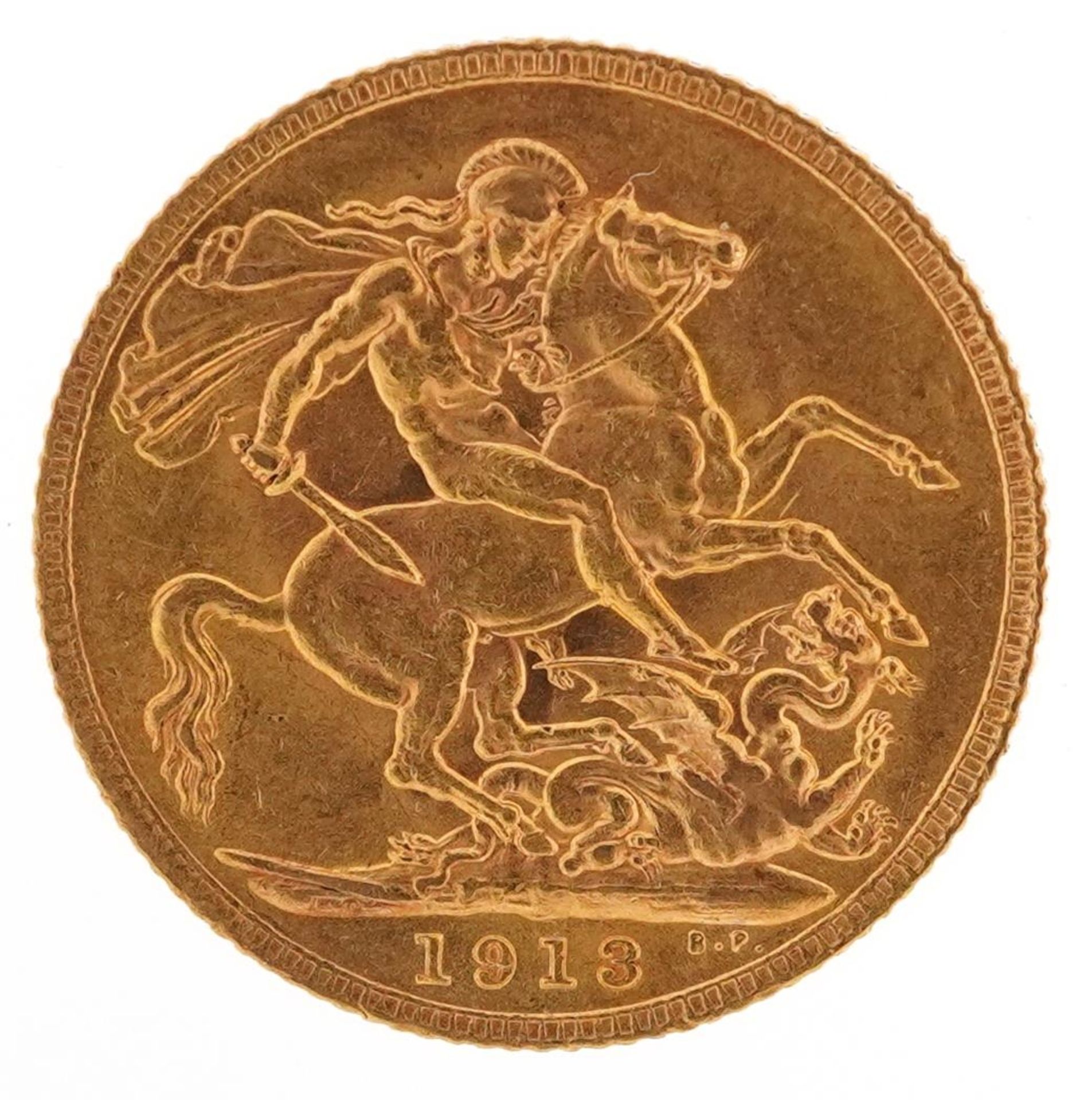 George V 1913 gold sovereign