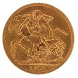 George V 1913 gold sovereign