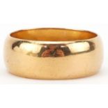 Edwardian 22ct gold wedding band, Birmingham 1908, size M, 7.0g