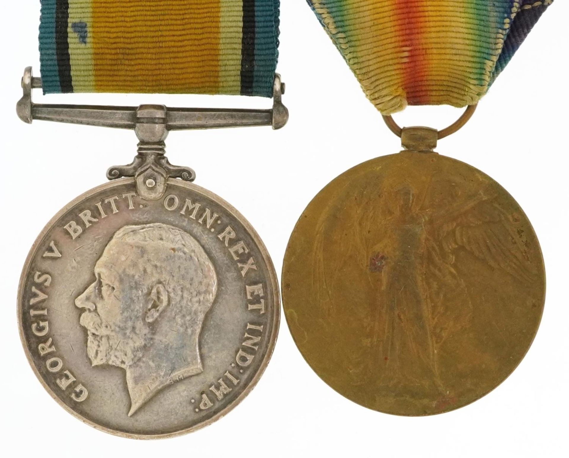 British military World War I pair awarded to 91693.2.A.N.A.M.MEPHAM.R.A.F.