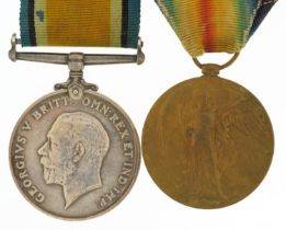 British military World War I pair awarded to 91693.2.A.N.A.M.MEPHAM.R.A.F.