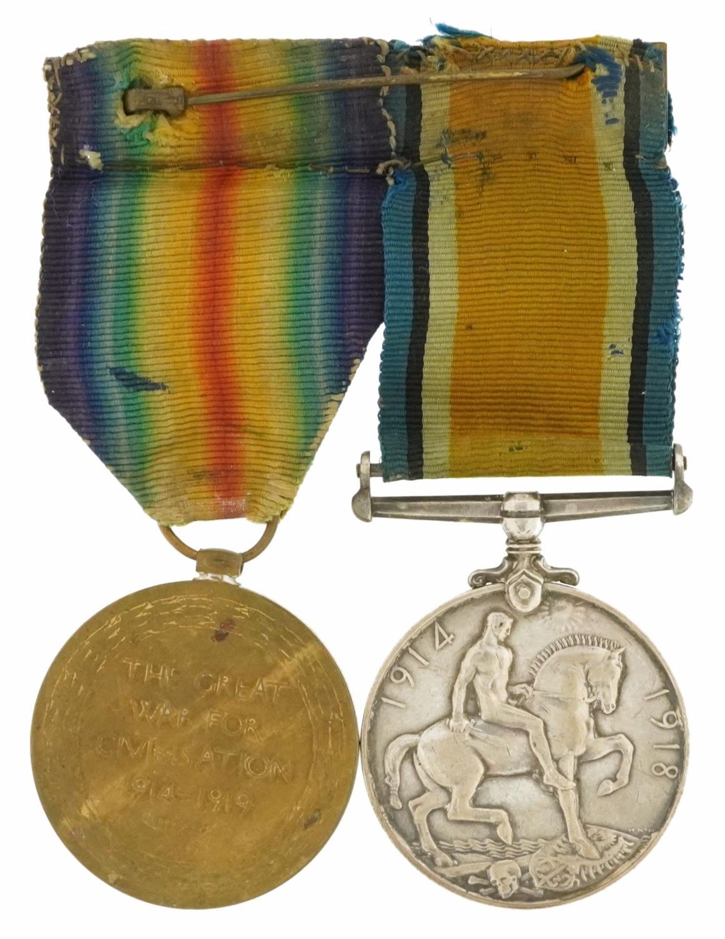 British military World War I pair awarded to 91693.2.A.N.A.M.MEPHAM.R.A.F. - Bild 3 aus 5