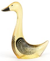 Attributed to Abraham Palatnik, Brazilian mid century Lucite duck, 10cm high