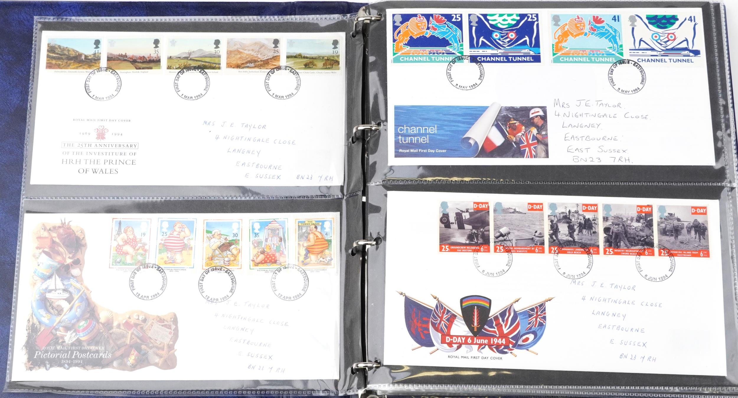 Collection of British mint stamps, booklets and first day covers arranged in three albums - Image 14 of 16