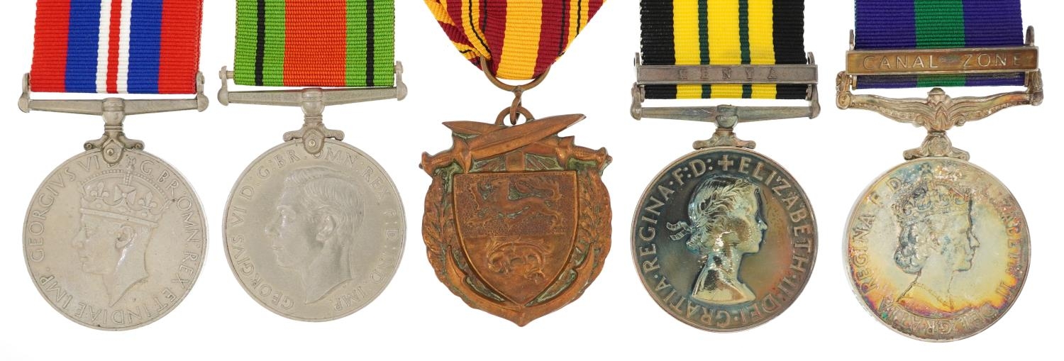 British military World War II and later Dunkirk five medal group including Elizabeth II Africa