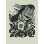 John Nash - Flowers and faces, wood engraving inscribed The Golden Cockerel Press Prospectus 1935