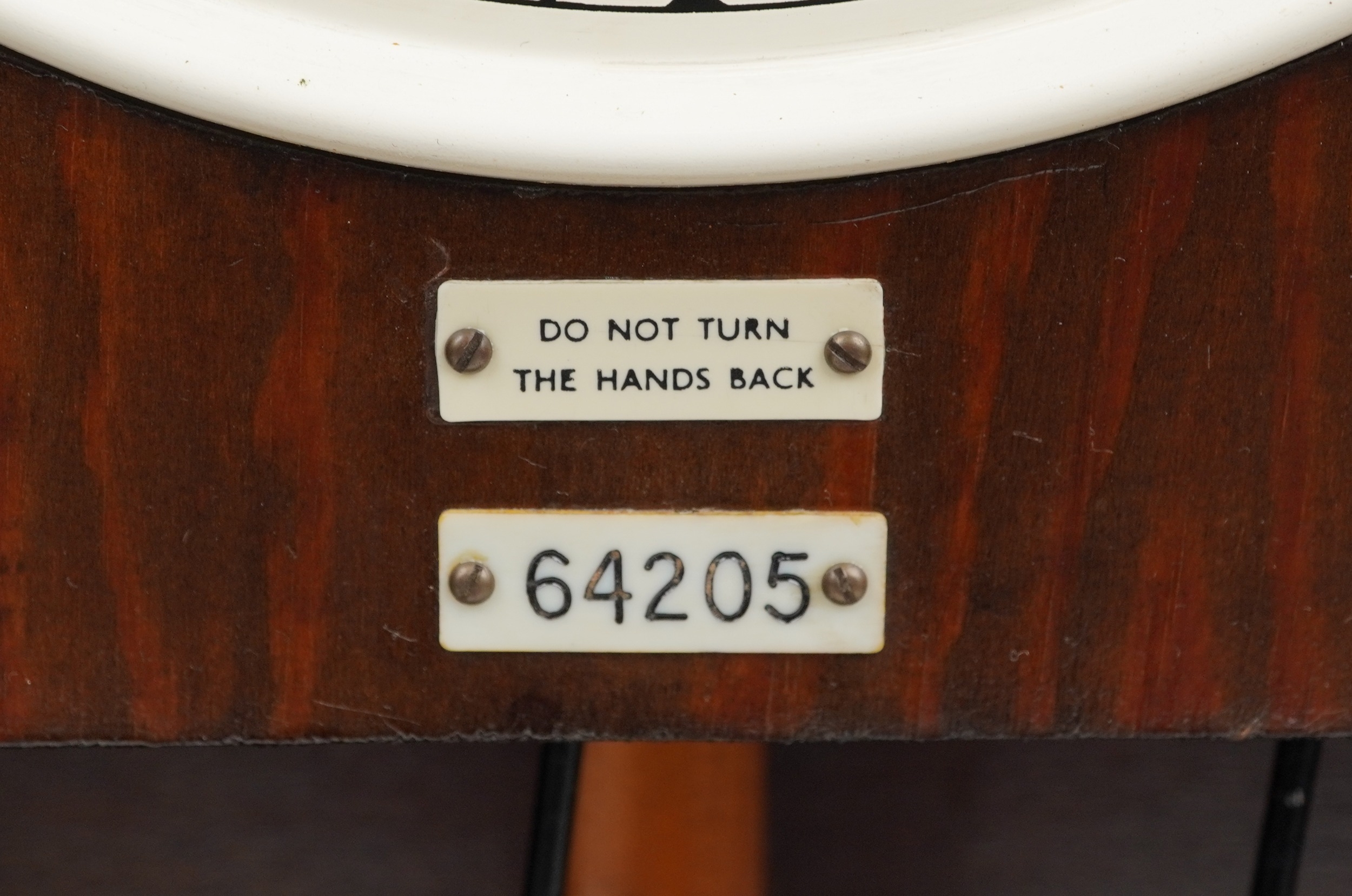 Gledhill-Brook Time Recorders patent oak clocking in machine having circular dial with Roman - Image 4 of 13