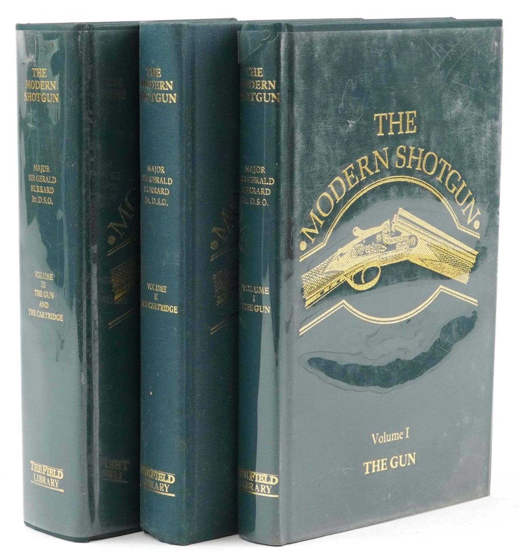 The Modern Shotgun, three hardback books, volumes 1, 2 and 3 by Major Sir Gerald Burrard 1985